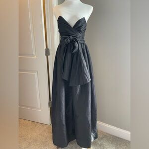 Free People Black Strapless Jumpsuit Small
